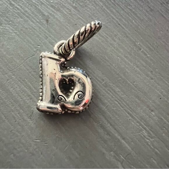 Brighton B D Silver Tone Charm for Necklace Bracelet - Picture 1 of 4